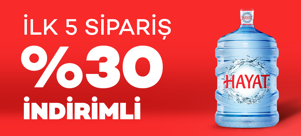 Yeni Üyelere Özel İlk 5 Sipariş %30 İndirimli 